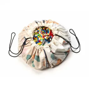 Grand sac à jouets / tapis de jeu 2 en 1 Ferme